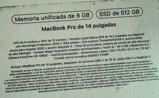 Caja MacBook Pro 2023