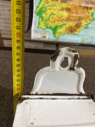 Caja antigua para cerillas esmaltada