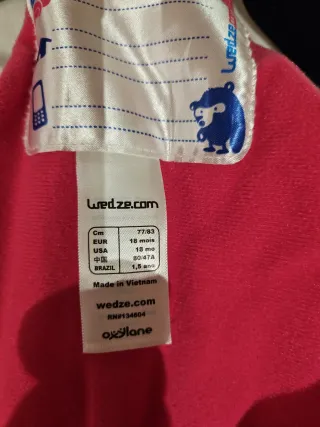 Traje de nieve para bebé 18-24meses