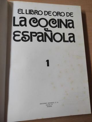 El libro de oro de la cocina española. Completa 8
