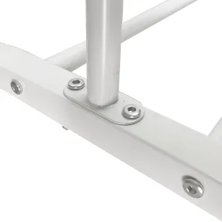 Perchero Burro Recibidor Metal Basic Blanco NUEVO