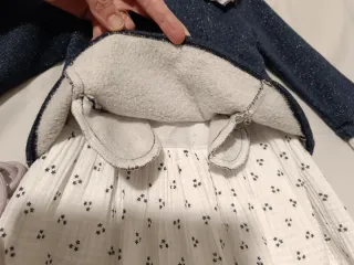 Vestido Blanca Valiente niña T3