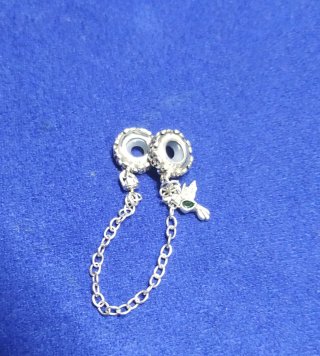 Cadena seguridad Colibrí de Plata pulsera Pandora