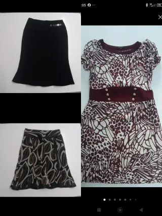 Lote de 2 faldas y un vestido