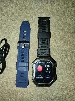 Reloj Smartwatch Sport Watch Azul/Negro Marca HALO