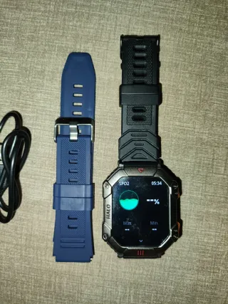 Reloj Smartwatch Sport Watch Azul/Negro Marca HALO