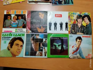 Lote 8 Vinili Singoli Pop Rock Latino