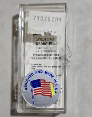 Aguja Tocadiscos Stanton D6800 EL-II DP ELÍPTICA