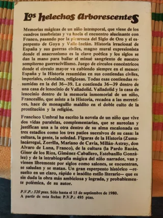Los helechos arborescentes primera edición