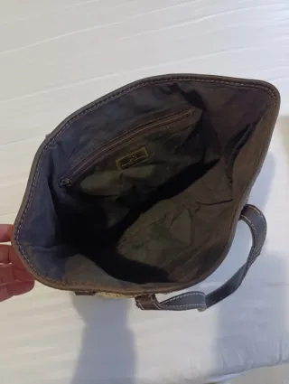 Bolso Hombro CH Vintage Beige/Marrón