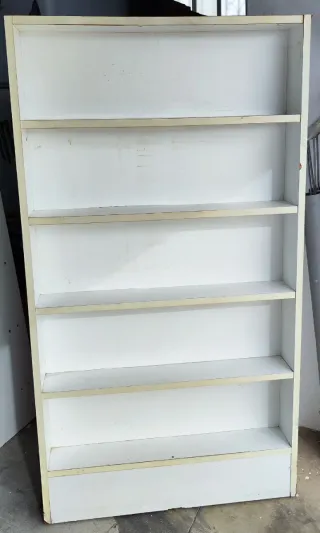 2 Estanterías de Melamina Blancas