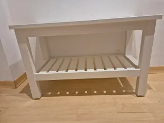 Banco zapatero IKEA HEMNES blanco