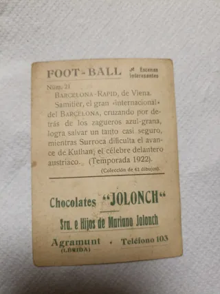 Cromos antiguos de fútbol