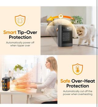 Termoventilatore Portatile 1500W