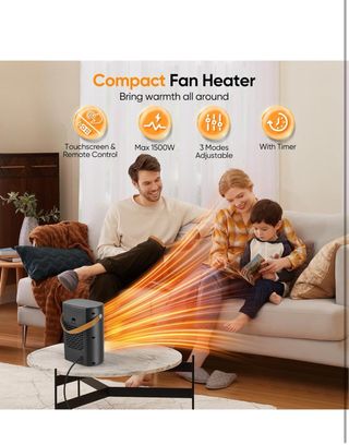 Termoventilatore Portatile 1500W