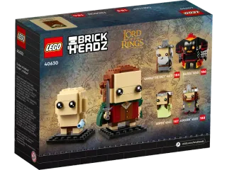 Lego LOTR BrickHeadz 40630 Frodo e Gollum, nuovo