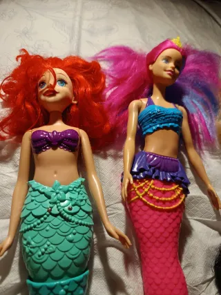 Lote Muñecas Barbie Sirenas y Bebés