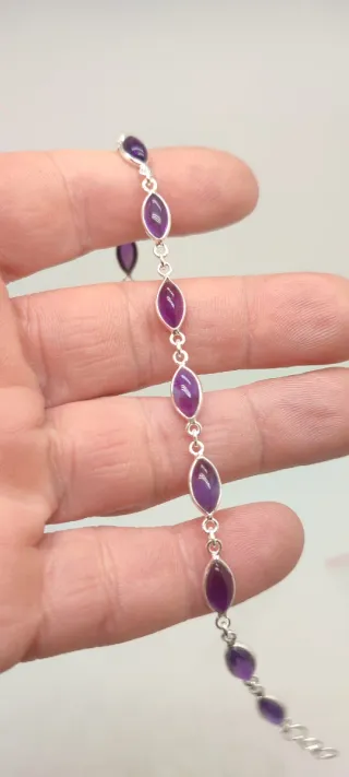 Bracciale in Argento e Ametiste