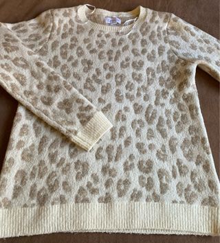 Maglietta Jersey Cotton Club Beige/Bianco Taglia S