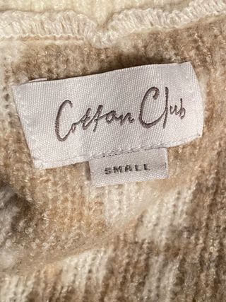 Maglietta Jersey Cotton Club Beige/Bianco Taglia S