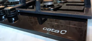 Placa de cocina CATA cristal gas 3 quemadores