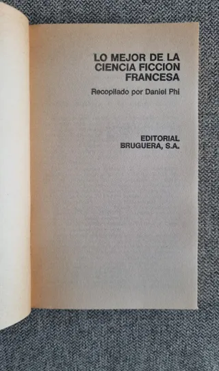 Libro: Lo mejor de la Ciencia Ficción Francesa