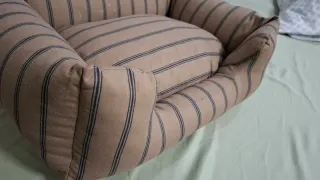 Cama para Perro Nueva Rayas Beige