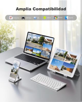 Ctronics Cámara Vigilancia Exterior 2K 4G LTE