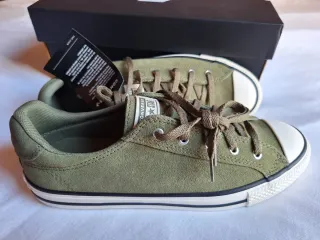 Converse Piel Verde Talla 37.5 NUEVAS SIN ESTRENAR