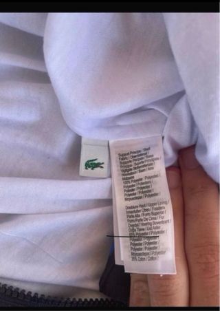 Sudadera Lacoste Negra y Azul