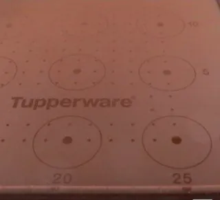 Tapete de silicona Tupperware marrón