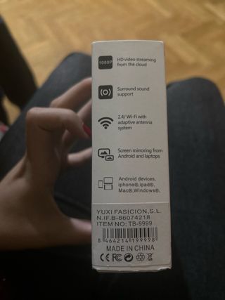 Adaptador Pantalla Inalámbrica 1080P