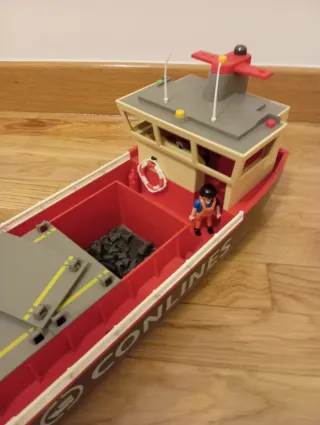 Playmobil Barco Carguero Conlines Titan