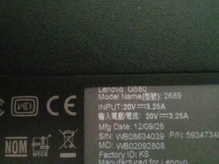 Portátil Lenovo Negro