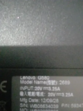 Portátil Lenovo Negro