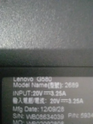 Portátil Lenovo Negro