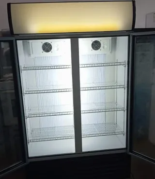 Nevera Expositor Cristal Doble Puert.