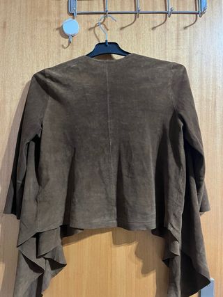 Casaco de Camurça Castanho