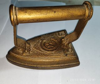 2 Planchas Antiguas Hierro Fundido