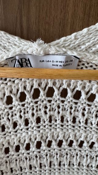 Cardigans Zara de punto con flecos