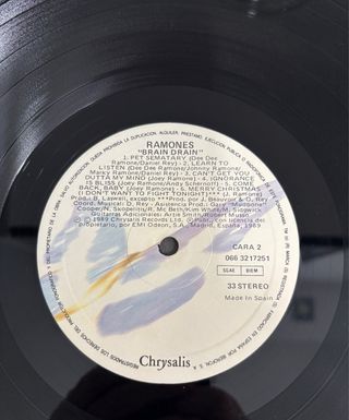 Ramones Brain Drain Vinilo Punk Rock