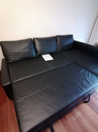 Sofá cama IKEA FRIHETEN negro
