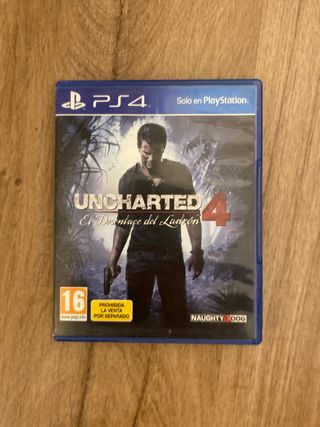 Uncharted 4 PS4 (PlayStation 4) El Desenlace del L