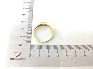 anillo oro 18k con piedra con diamante de laboratorio