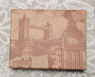 Cartera de piel marrón