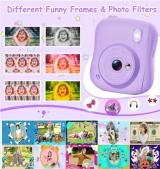 Cámara Digital Instantánea Infantil Azu. NUEVA!!