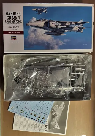 Maqueta Harrier GR Mk.7 RAF Hasegawa 1:48