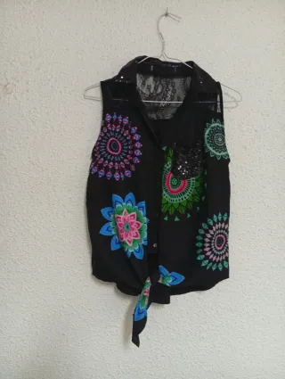 Blusa Desigual Talla M Estampado Floral