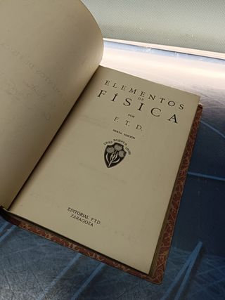 Libro, ELEMENTOS DE FÍSICA- EDITORIAL LUIS VIVES