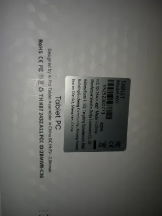 Tablet Android 7 Nueva en Caja